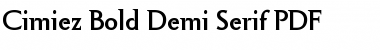 Download Cimiez Demi Serif Font Download Cimiez Demi Serif Font