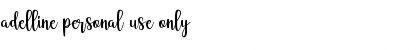 Download adelline personal use only Font Download adelline personal use only Font