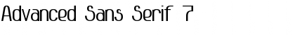 Download Advanced Sans Serif 7 Font Download Advanced Sans Serif 7 Font