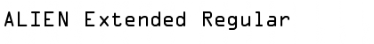 Download ALIEN Extended Font Download ALIEN Extended Font