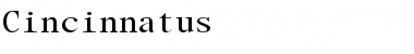 Download Cincinnatus Font Download Cincinnatus Font