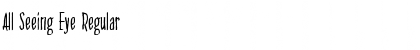 Download All Seeing Eye Font Download All Seeing Eye Font