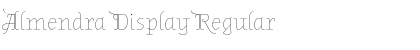 Download Almendra Display Font Download Almendra Display Font