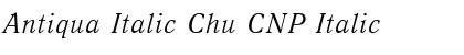 Download Antiqua Italic Chu CNP Font Download Antiqua Italic Chu CNP Font