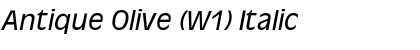 Download Antique Olive (W1) Font Download Antique Olive (W1) Font