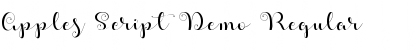Download Apples Script Demo Font Download Apples Script Demo Font