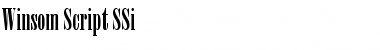 Download Winsom Script SSi Font Download Winsom Script SSi Font