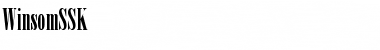 Download WinsomSSK Font Download WinsomSSK Font