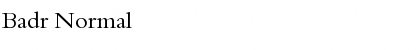 Download Badr Font Download Badr Font
