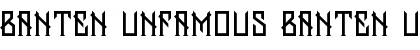 Download Banten Unfamous Font Download Banten Unfamous Font