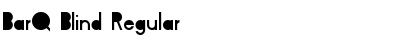 Download BarQ Blind Font Download BarQ Blind Font