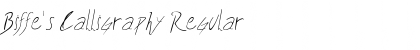 Download Biffe's Calligraphy Font Download Biffe's Calligraphy Font
