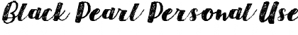 Download Black Pearl Personal Use Font Download Black Pearl Personal Use Font