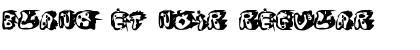 Download Blanc et Noir Font Download Blanc et Noir Font