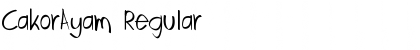 Download CakorAyam Font Download CakorAyam Font