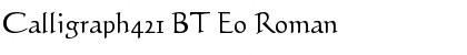 Download Calligraph421 BT Eo Font Download Calligraph421 BT Eo Font