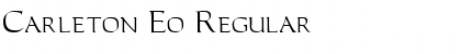 Download Carleton Eo Font Download Carleton Eo Font