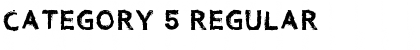 Download Category 5 Font Download Category 5 Font