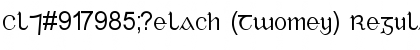 Download Cl󠇡?elach (Twomey) Font Download Cl󠇡?elach (Twomey) Font