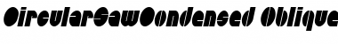 Download CircularSawCondensed Font Download CircularSawCondensed Font