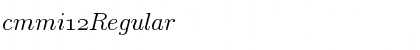 Download cmmi12 Font Download cmmi12 Font