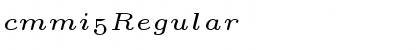 Download cmmi5 Font Download cmmi5 Font