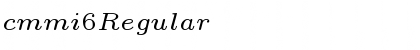 Download cmmi6 Font Download cmmi6 Font