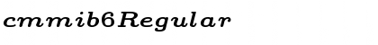 Download cmmib6 Font Download cmmib6 Font
