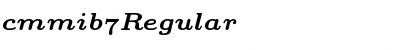 Download cmmib7 Font Download cmmib7 Font