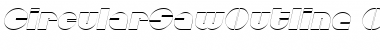 Download CircularSawOutline Font Download CircularSawOutline Font