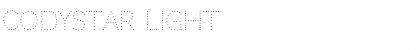 Download Codystar Font Download Codystar Font