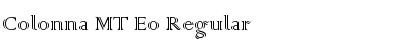Download Colonna MT Eo Font Download Colonna MT Eo Font