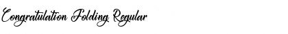 Download Congratulation Folding Font Download Congratulation Folding Font