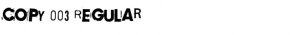 Download Copy 003 Font Download Copy 003 Font