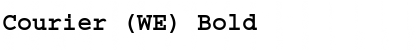 Download Courier (WE) Font Download Courier (WE) Font