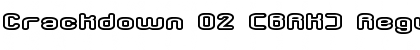 Download Crackdown O2 (BRK) Font Download Crackdown O2 (BRK) Font