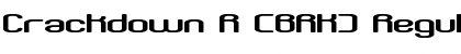 Download Crackdown R (BRK) Font Download Crackdown R (BRK) Font