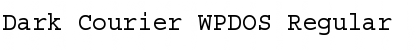 Download Dark Courier WPDOS Font Download Dark Courier WPDOS Font