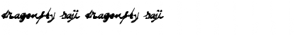 Download DRAGONFLY saji Font Download DRAGONFLY saji Font