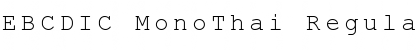 Download EBCDIC MonoThai Font Download EBCDIC MonoThai Font