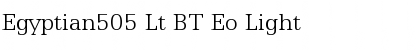 Download Egyptian505 Lt BT Eo Font Download Egyptian505 Lt BT Eo Font
