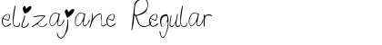 Download elizajane Font Download elizajane Font