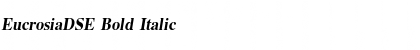 Download EucrosiaDSE Font Download EucrosiaDSE Font
