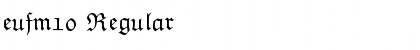Download eufm10 Font Download eufm10 Font