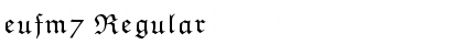 Download eufm7 Font Download eufm7 Font