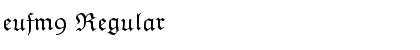 Download eufm9 Font Download eufm9 Font