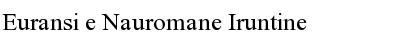 Download Euransi e Nauromane Font Download Euransi e Nauromane Font