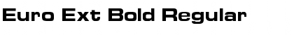 Download Euro Ext Bold Font Download Euro Ext Bold Font