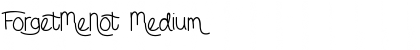Download ForgetMeNot Font Download ForgetMeNot Font