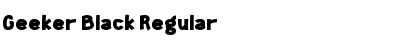 Download Geeker Black Font Download Geeker Black Font